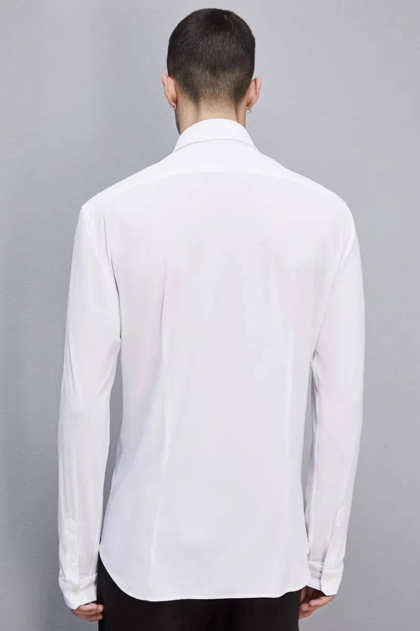 Dżersejowa koszula slim fit