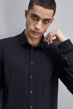 Dżersejowa koszula slim fit