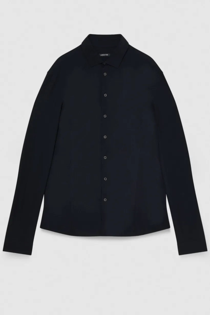 Dżersejowa koszula slim fit