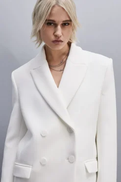Dwurzędowa kurtka marynarska oversize