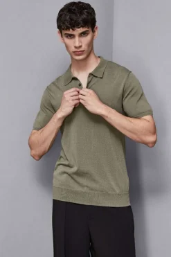 Dzianinowa koszulka polo