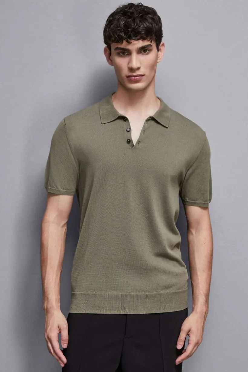 Dzianinowa koszulka polo