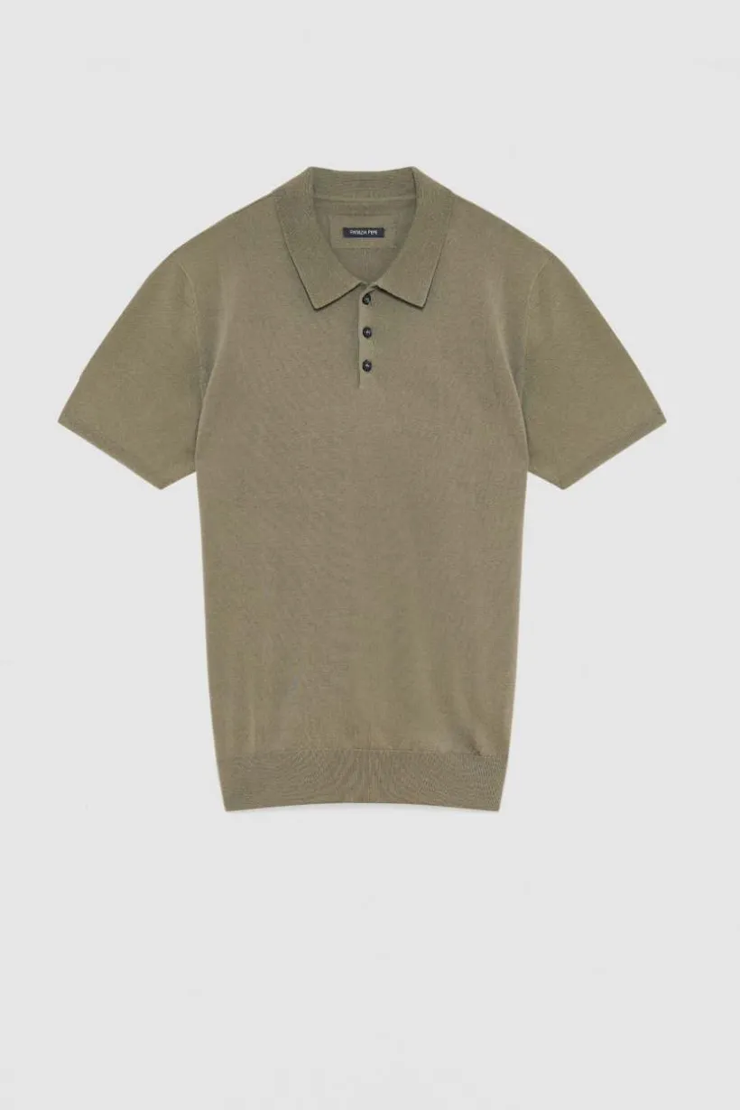 Dzianinowa koszulka polo