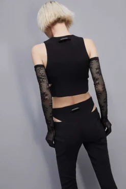 Elegancka kamizelka z krepy
