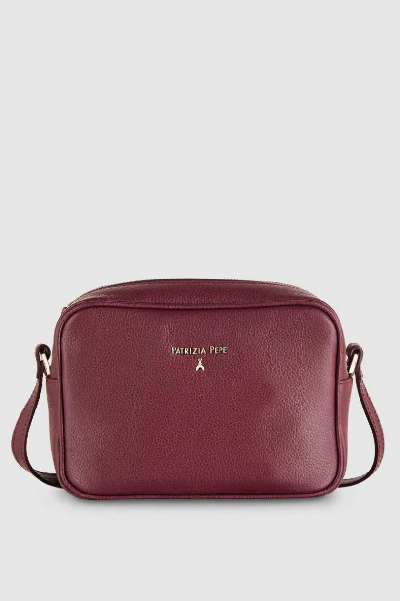 Fly skórzana torba typu Camera bag z wewnętrzną kieszenią