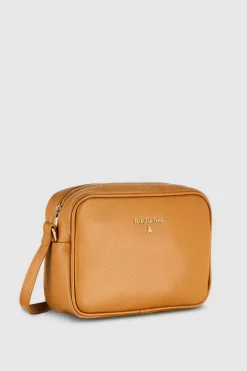 Fly skórzana torba typu Camera bag z wewnętrzną kieszenią