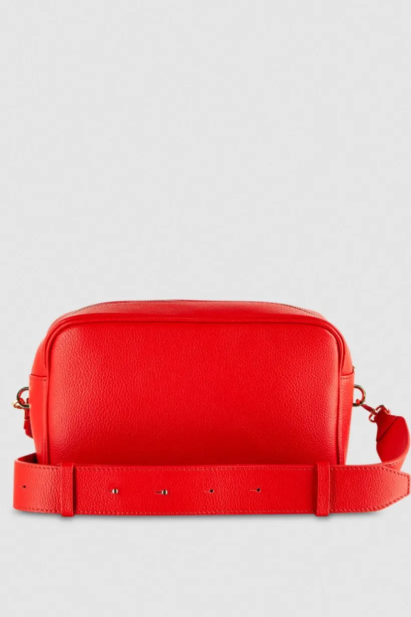 Fly skórzana torba typu Camera bag z łańcuszkiem