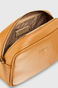Fly skórzana torba typu Camera bag z wewnętrzną kieszenią