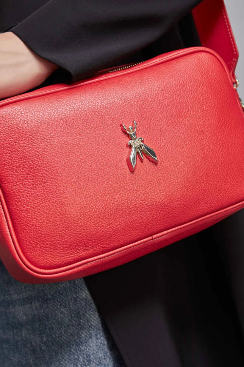 Fly skórzana torba typu Camera bag z łańcuszkiem
