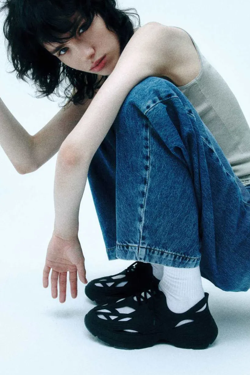 Jeansy z wysokim stanem straight fit