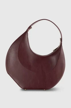 Skórzana bangle bag na ramię