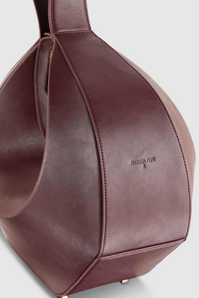 Skórzana bangle bag na ramię