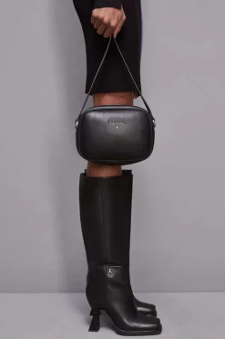 Skórzana torba na ramię typu camera case