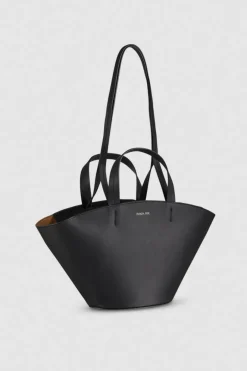 Skórzana torba typu shopper z uchwytami