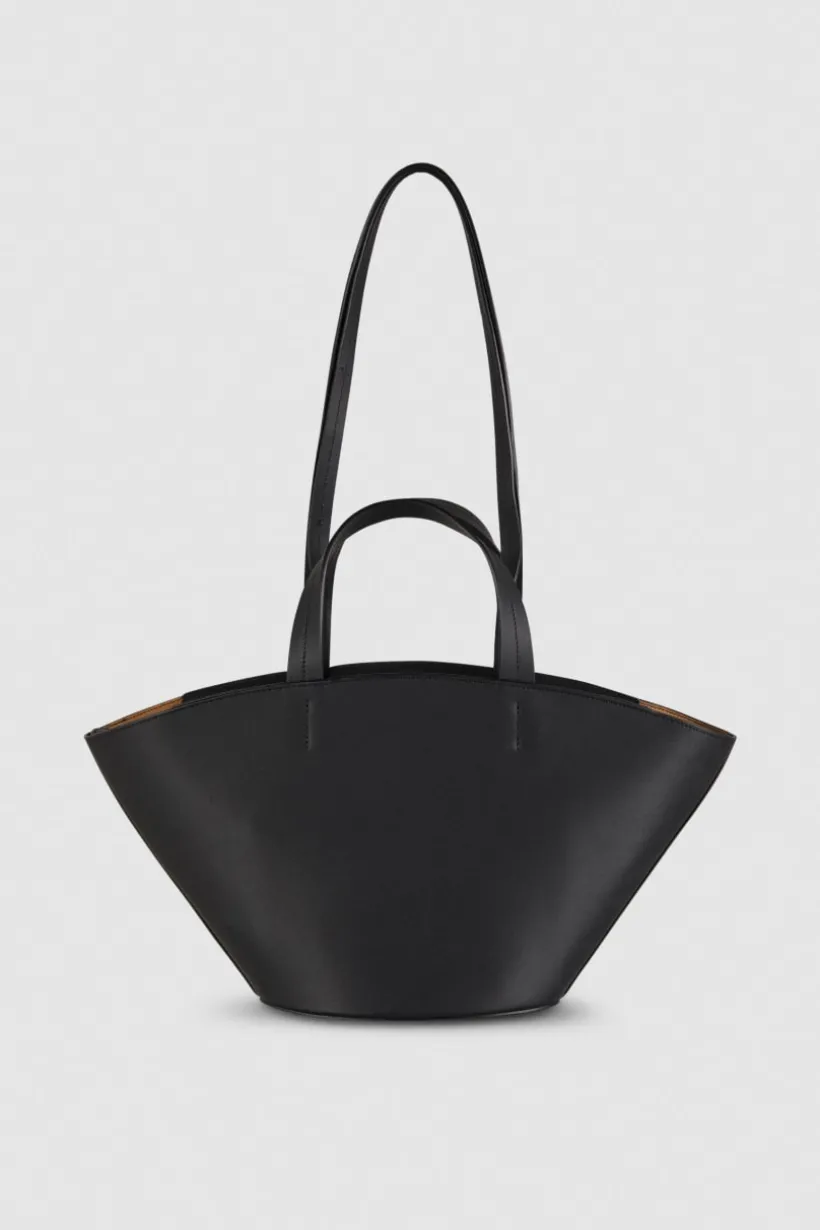 Skórzana torba typu shopper z uchwytami