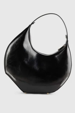 Skórzana torebka do ręki Bangle Bag z suwakiem