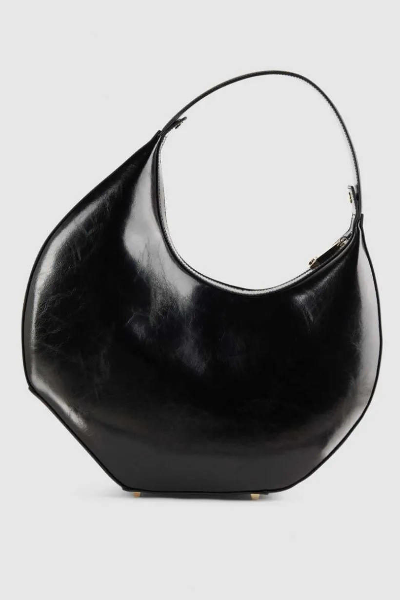 Skórzana torebka do ręki Bangle Bag z suwakiem