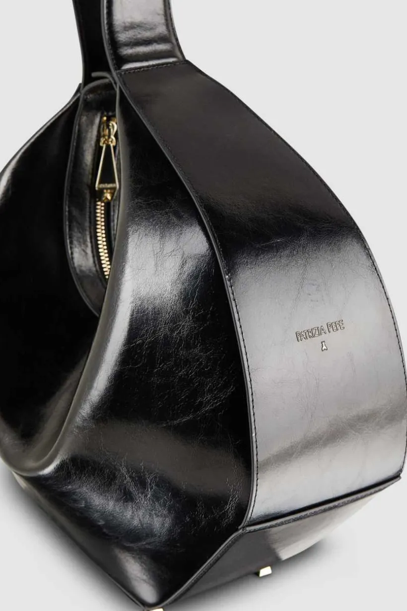 Skórzana torebka do ręki Bangle Bag z suwakiem