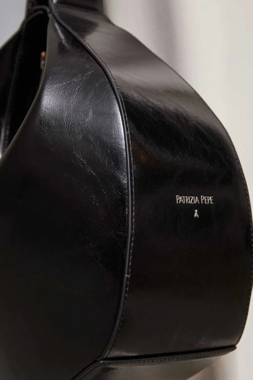 Skórzana torebka do ręki Bangle Bag z suwakiem