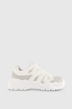 Sneakersy running ze skóry