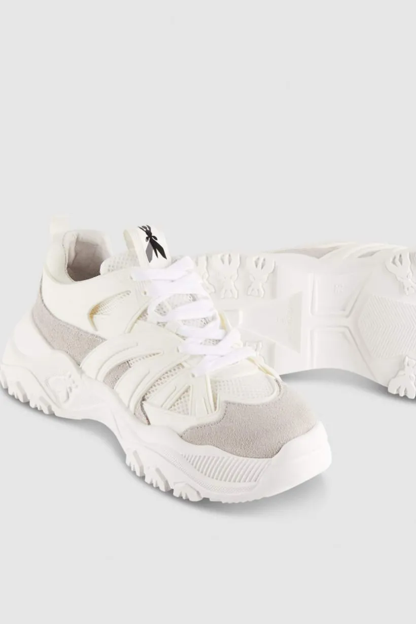 Sneakersy running ze skóry