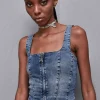 Top z elastycznego denimu