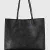 Torba typu shopper z międlonej skóry