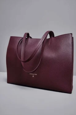 Torba typu shopper z międlonej skóry