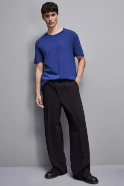 T-Shirt boxy z dzianiny
