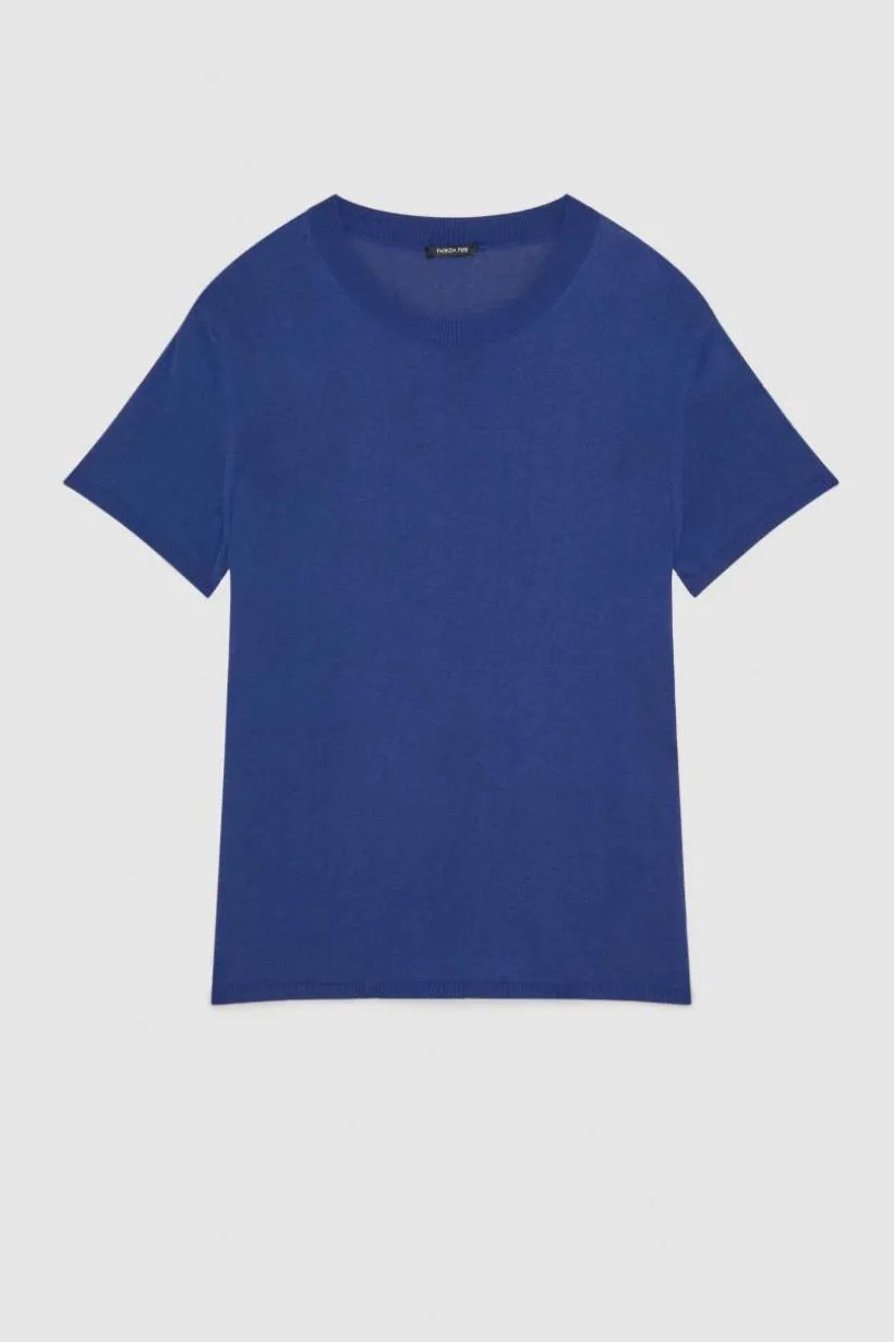 T-Shirt boxy z dzianiny