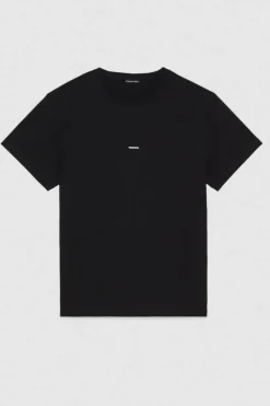T-shirt z dżerseju z bawełny pima z logo