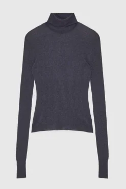 Wełniana bluzka slim fit Essential